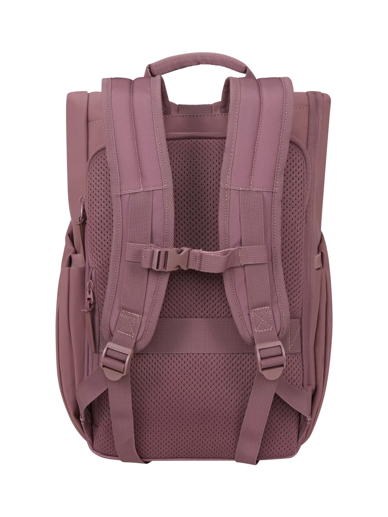 American Tourister roll top backpack mauve 22.5L, imported from the UK
