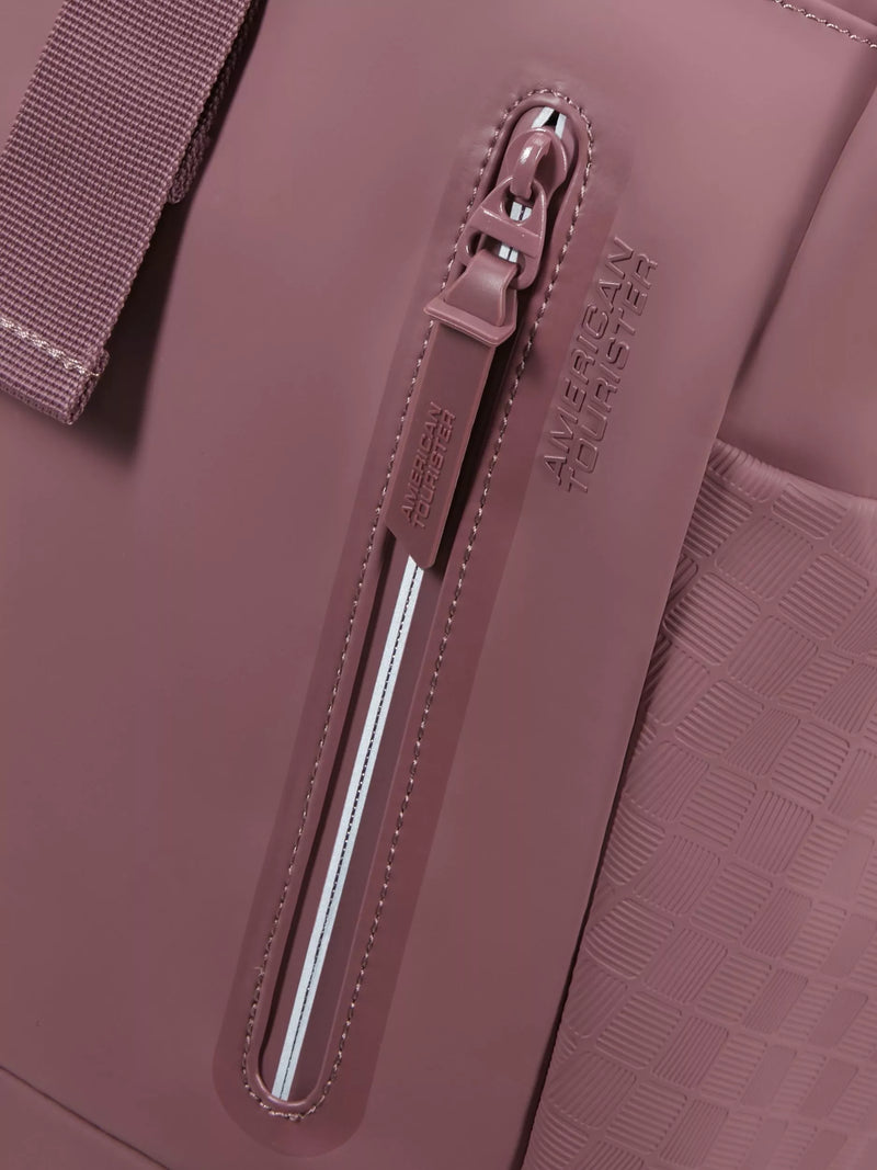 American Tourister roll top backpack mauve 22.5L, imported from the UK