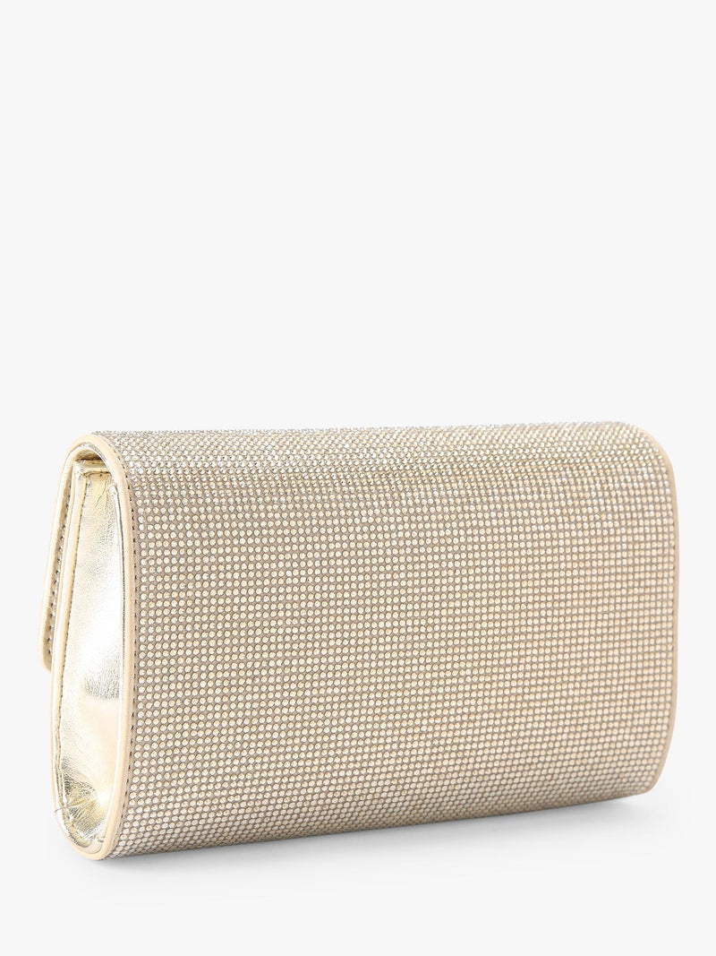 Carvela gold embellished clutch bag - British product
