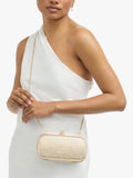 Carvela Cecilia hard clutch bag in gold, imported from the UK