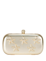 John Lewis Carvela Marina Starfish Embellished Clutch Bag, Gold- Buy online at McGrocer