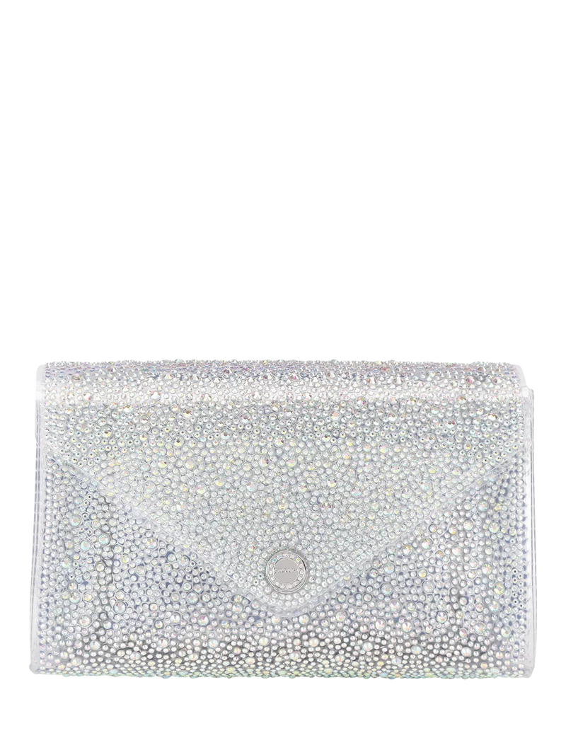Carvela Positano Vinyl Embellished Clutch Bag