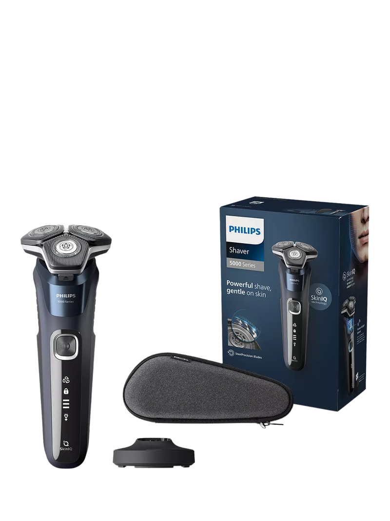 Philips Series 5000 electric shaver blue (British brand)