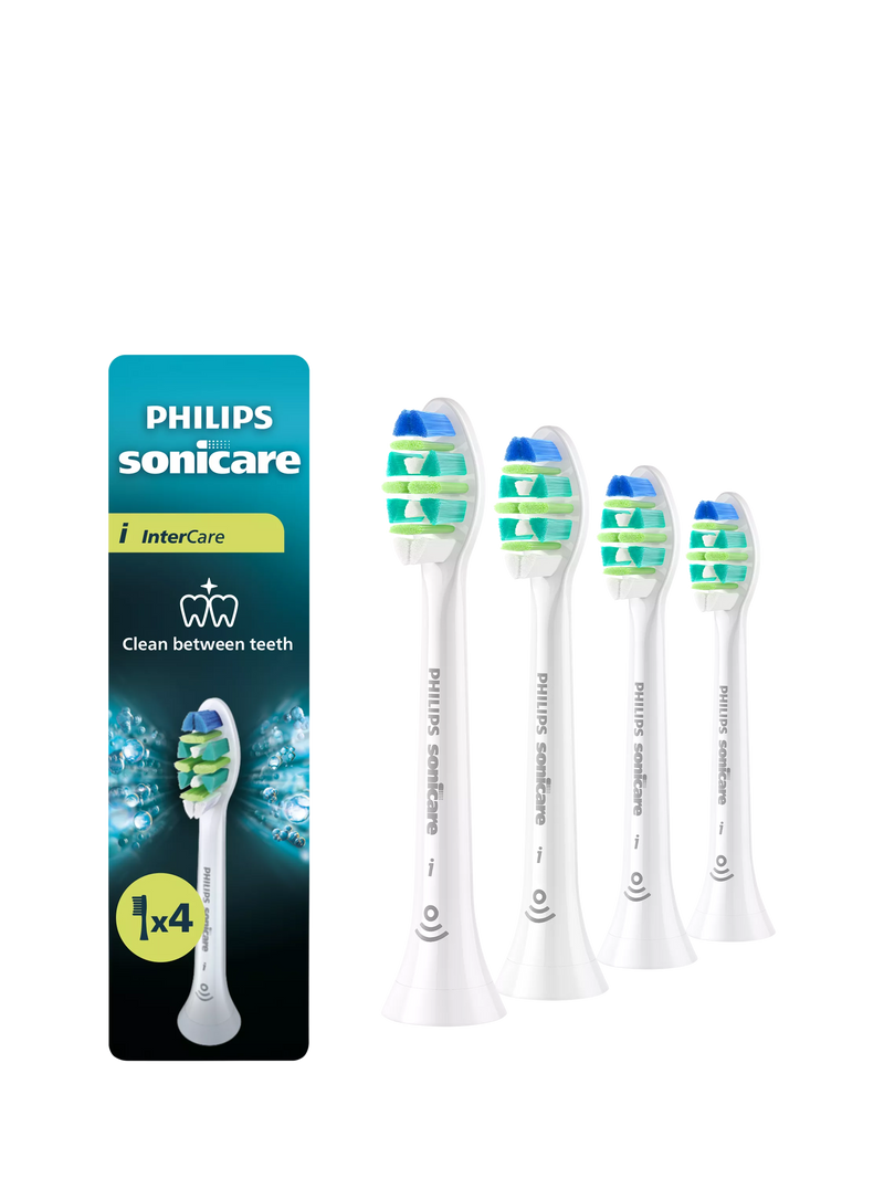 Philips Sonicare HX9004/87 InterCare Toothbrush Heads, Pack of 4, White