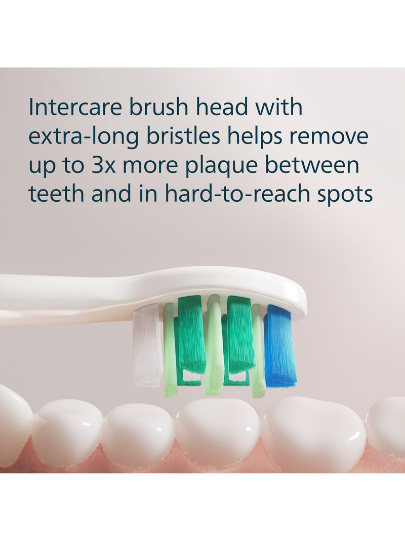 Philips Sonicare InterCare toothbrush heads 4 pack white, imported from the UK
