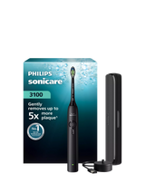 John Lewis Philips Sonicare 3100 Electric Toothbrush with Travel Case, Black- Buy online at McGrocer