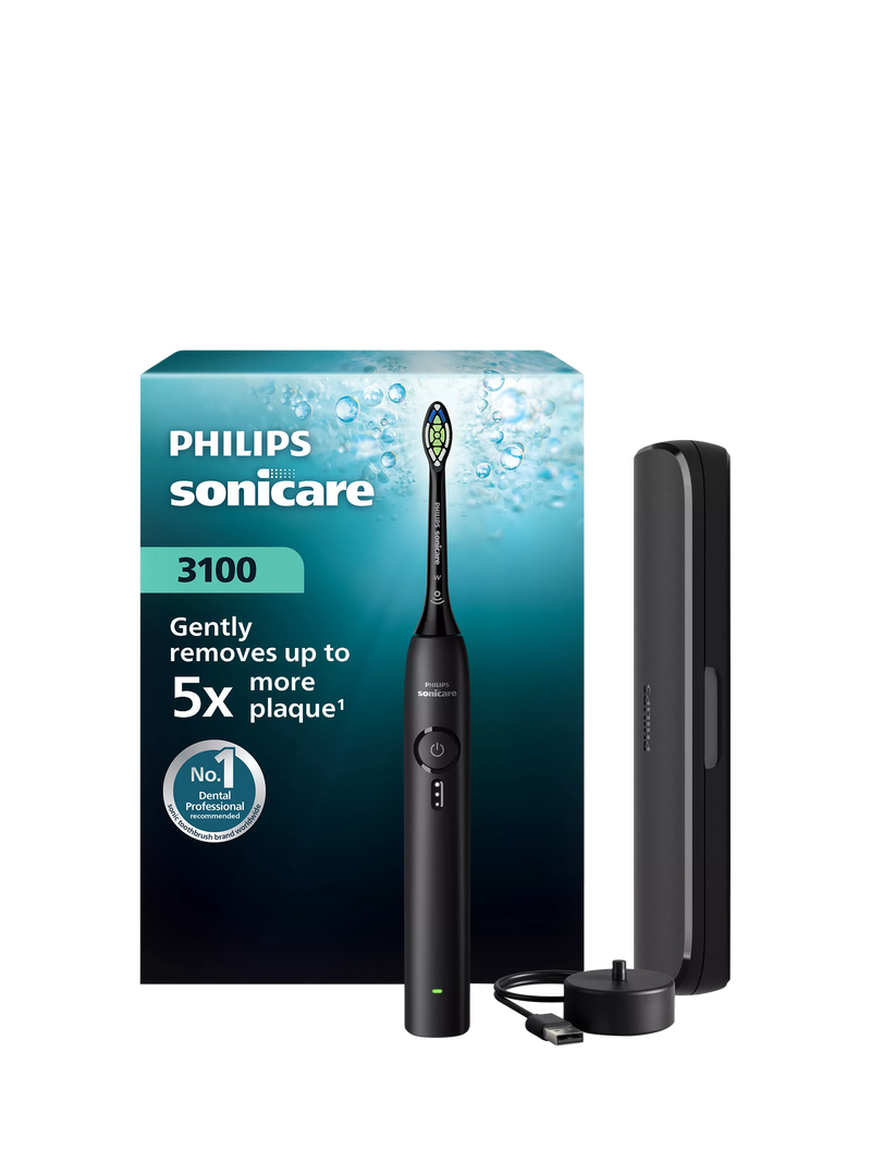 Philips Sonicare 3100 electric toothbrush black, UK version