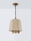 John Lewis Winchester hexagon ceiling light oatmeal, imported from the UK