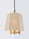 John Lewis Winchester hexagon ceiling light oatmeal, imported from the UK