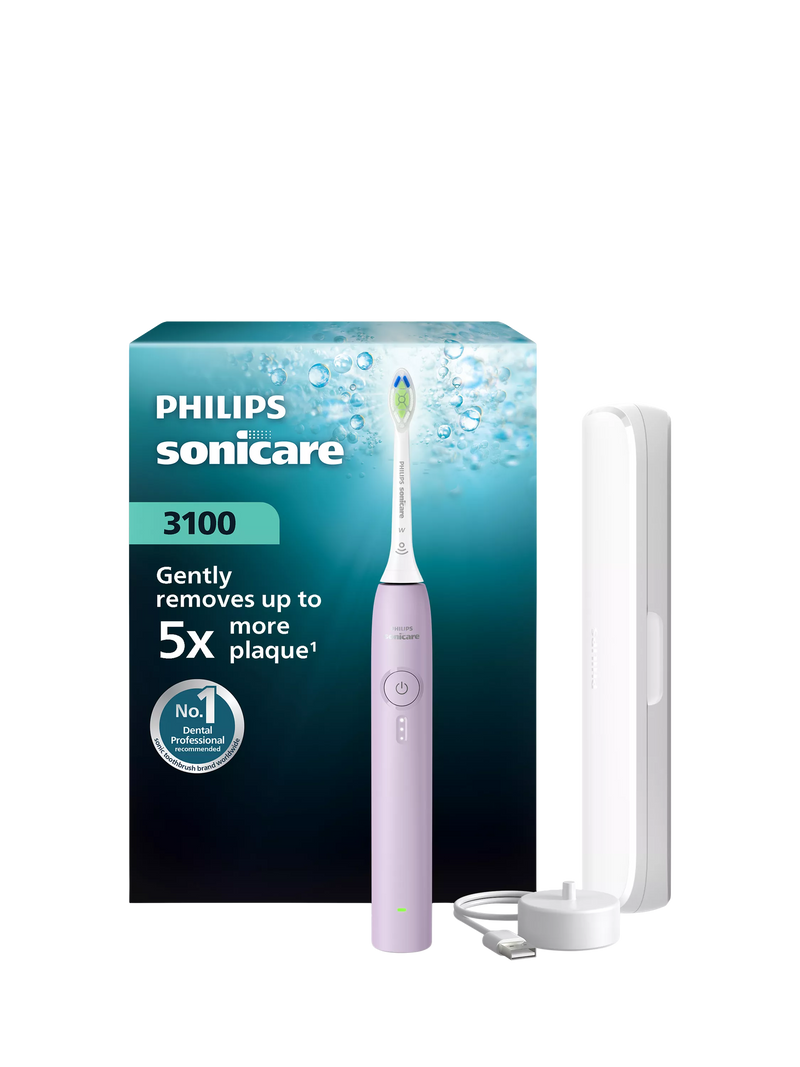 Philips Sonicare 3100 electric toothbrush lilac, imported from the UK