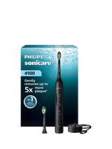 John Lewis Philips Sonicare 4100 Electric Toothbrush, Black- Buy online at McGrocer