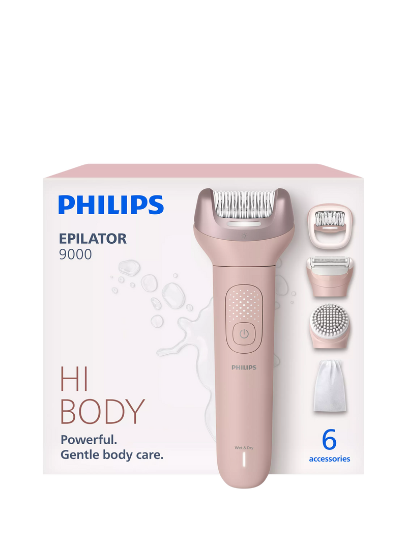 Philips Series 9000 epilator BRE718/00, UK version
