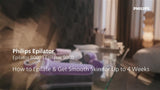 Philips Series 9000 epilator BRE718/00, UK version