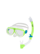 John Lewis Speedo Kids Adventure Mask and Snorkel Set Green Gecko- Buy online at McGrocer