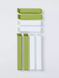 John Lewis bag seal clips pack of 8 green and white (British brand)