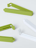 John Lewis bag seal clips pack of 8 green and white (British brand)
