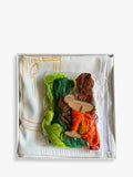 Chasing Threads cocktails teatowel embroidery kit, imported from the UK