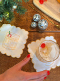 Chasing Threads cocktail napkins embroidery kit 25cm set of 6 (British brand)