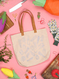 Chasing Threads Veggies Tote Bag Embroidery Kit (British brand)