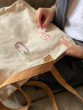 Chasing Threads Veggies Tote Bag Embroidery Kit (British brand)