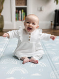 FOLDiMATS Rainbow Confetti reversible playmat, imported from the UK