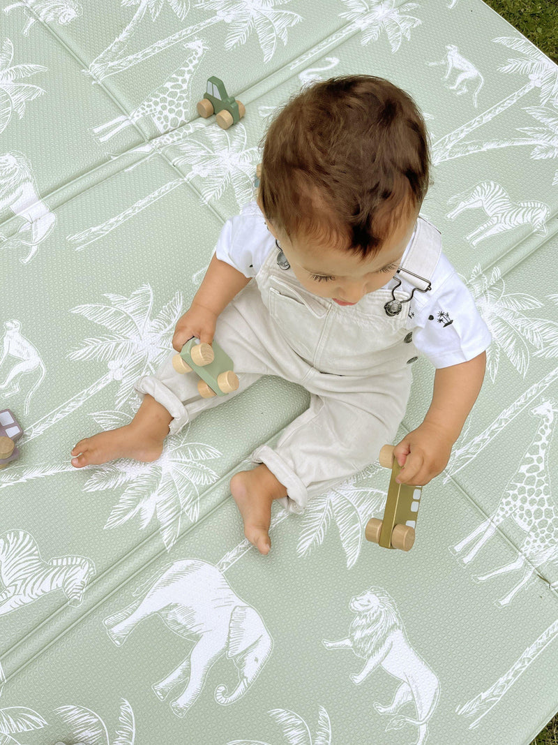 FOLDiMATS reversible safari dotty playmat - British product