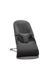 John Lewis BabyBjörn Bliss 3D Jersey Baby Bouncer, Charcoal Grey- Buy online at McGrocer