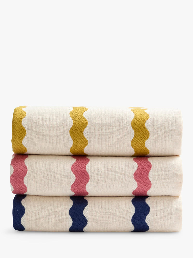 Christy ultra light striped beach towel 63x35cm (British brand)