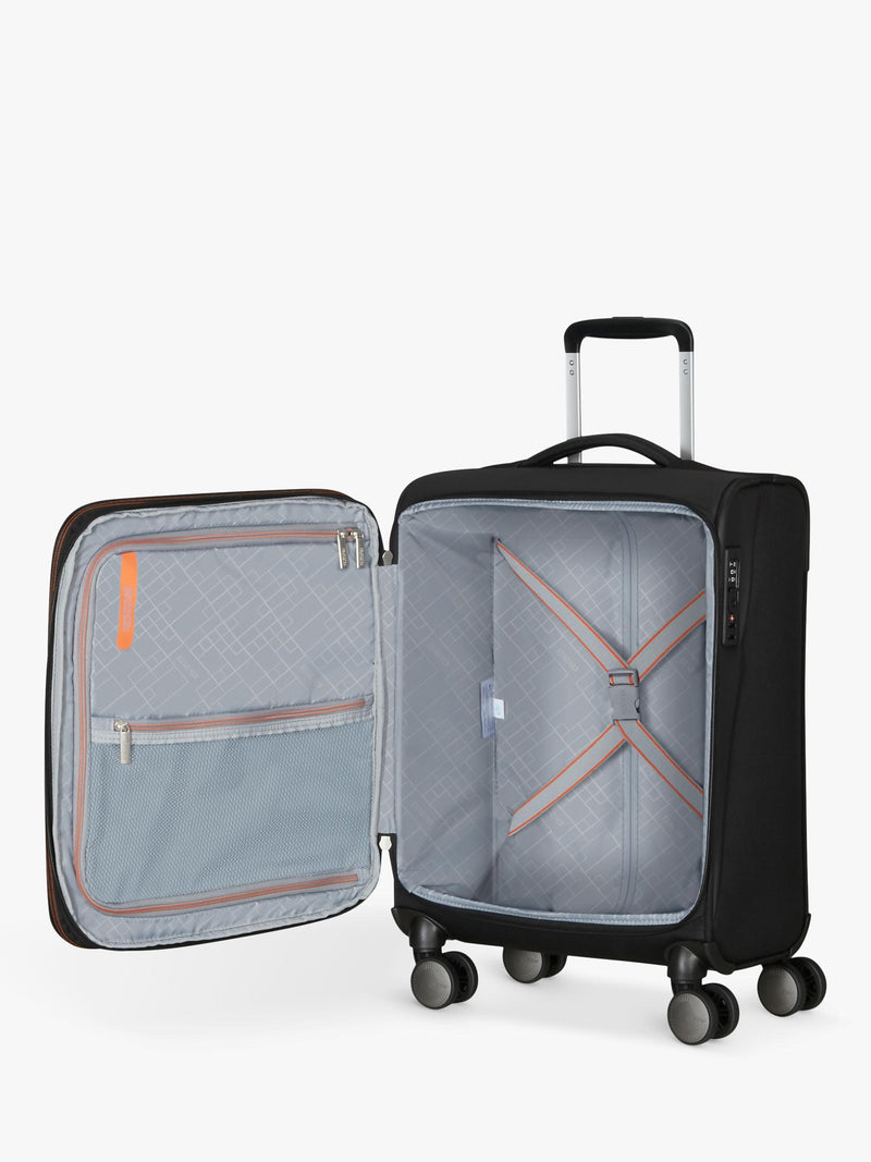 American Tourister Wanderlite cabin suitcase 45L, imported from the UK