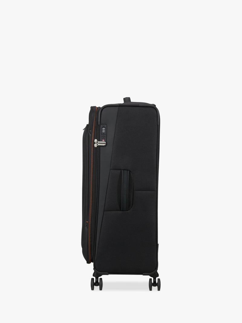 American Tourister Wanderlite XL spinner suitcase shadow black 136L, UK version
