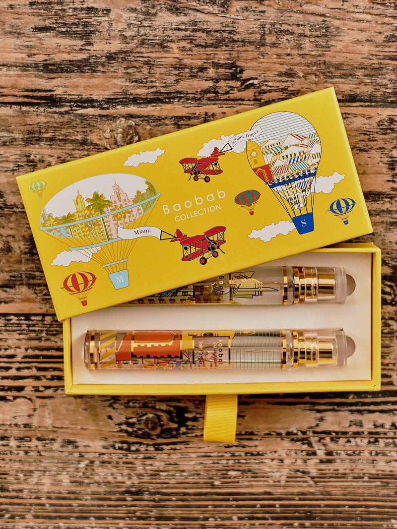 Baobab Collection Miami Saint-Tropez room spray gift set - British product