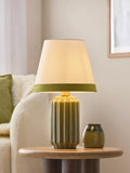 John Lewis Audrey fluted ceramic table lamp, UK version