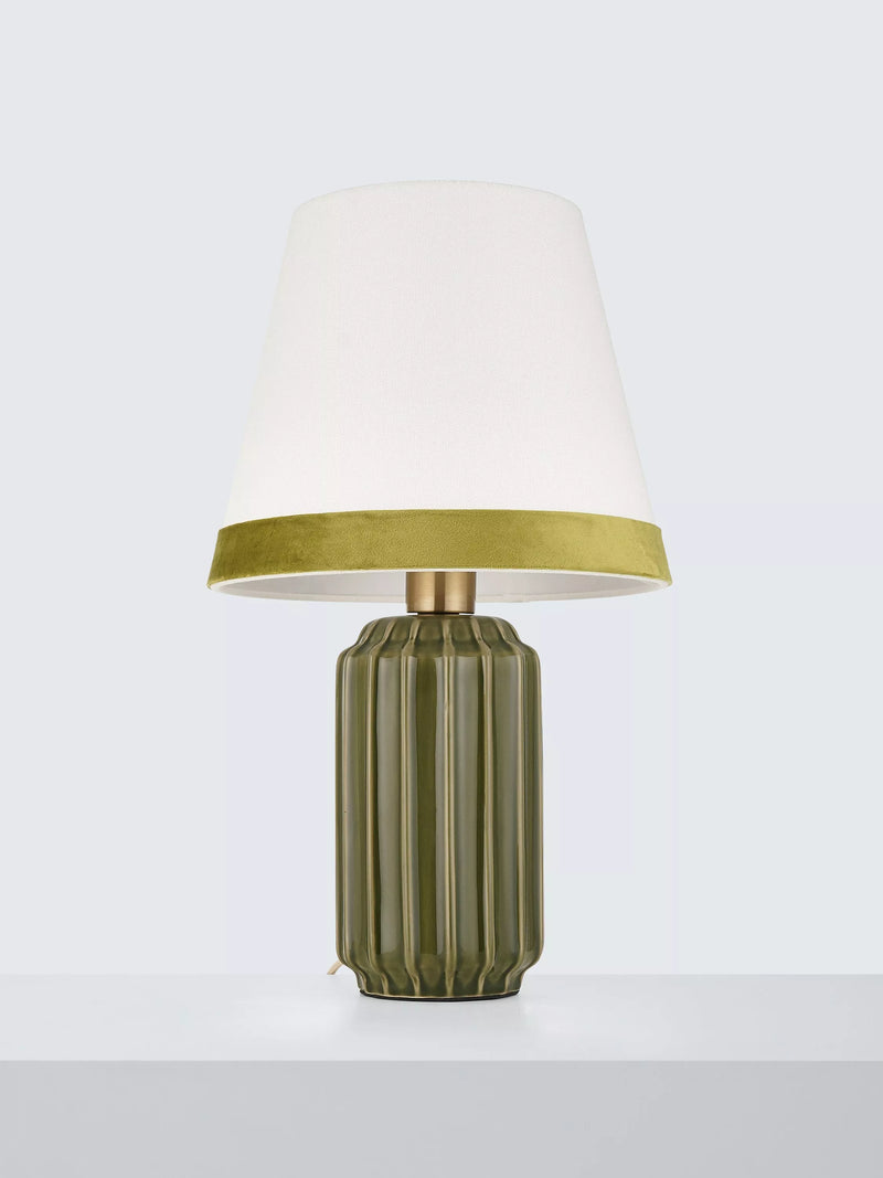 John Lewis Audrey fluted ceramic table lamp, UK version
