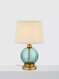 John Lewis ribbed glass table lamp rosemary green - British product