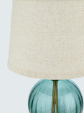 John Lewis ribbed glass table lamp rosemary green - British product