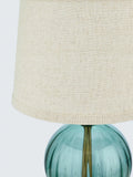 John Lewis ribbed glass table lamp rosemary green - British product