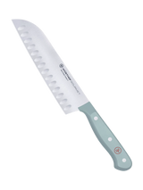 John Lewis WÜSTHOF Gourmet Santoku Knife 17cm Quiet Blue- Buy online at McGrocer