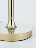 John Lewis Parafina lamp polished brass and glass shade, UK version