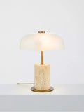 John Lewis Porcini marble mini table lamp in off white (British brand)