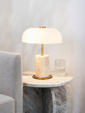 John Lewis Porcini marble mini table lamp in off white (British brand)