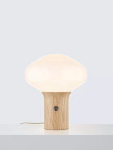 John Lewis John Lewis Temple Table Lamp Oak Wood Effect- Buy online at McGrocer