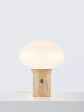 John Lewis Temple table lamp oak effect medium, UK version