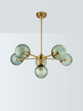 John Lewis Austen green ribbed glass pendant light - British product