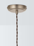 John Lewis Baldwin wide pendant ceiling light aged pewter (British brand)