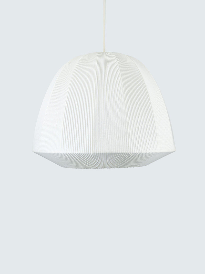 John Lewis Blake Pleat pendant ceiling shade 42cm marshmallow, UK version