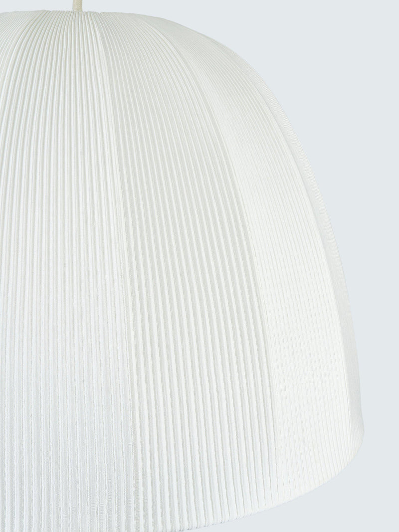 John Lewis Blake Pleat pendant ceiling shade 42cm marshmallow, UK version