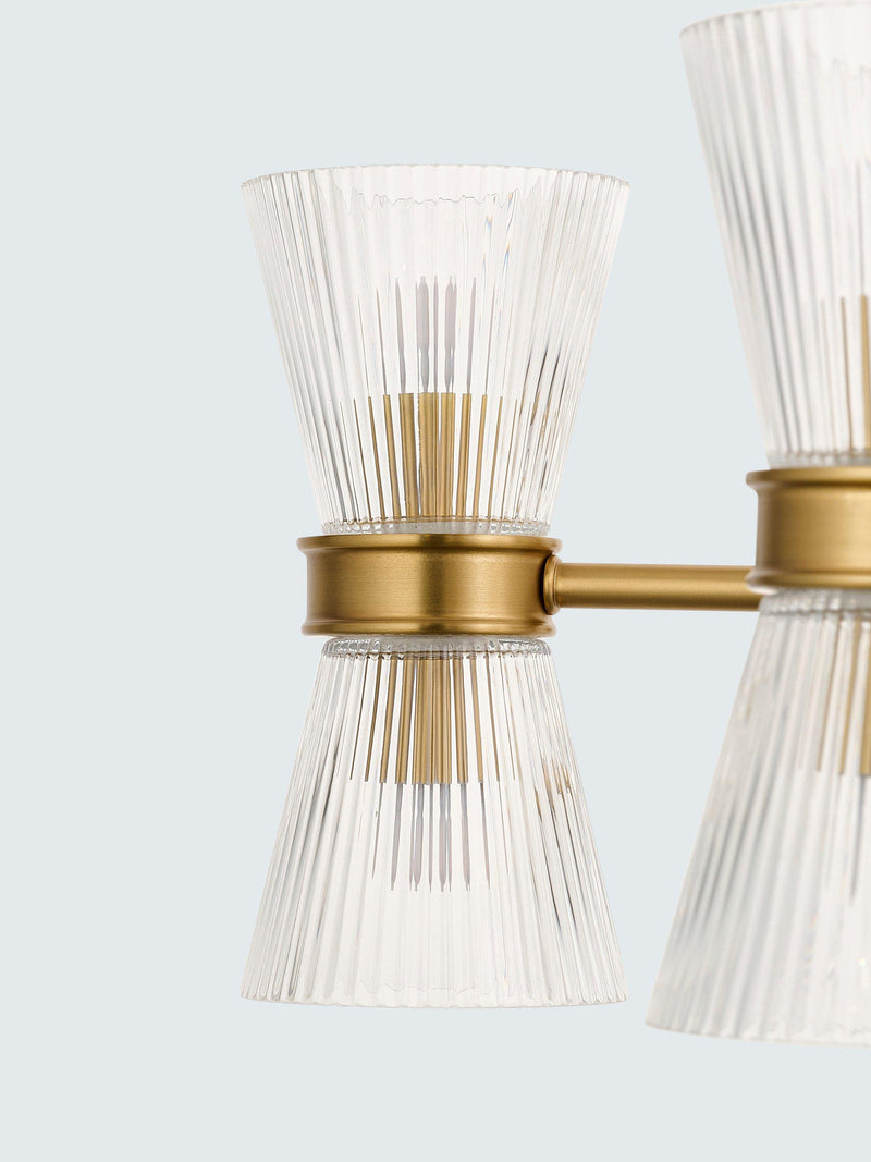 John Lewis Cuthbert ceiling light antique brass, imported from the UK