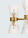 John Lewis Cuthbert ceiling light antique brass, imported from the UK