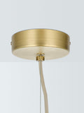 John Lewis Modern Moon pendant light frosted confetti glass (British brand)