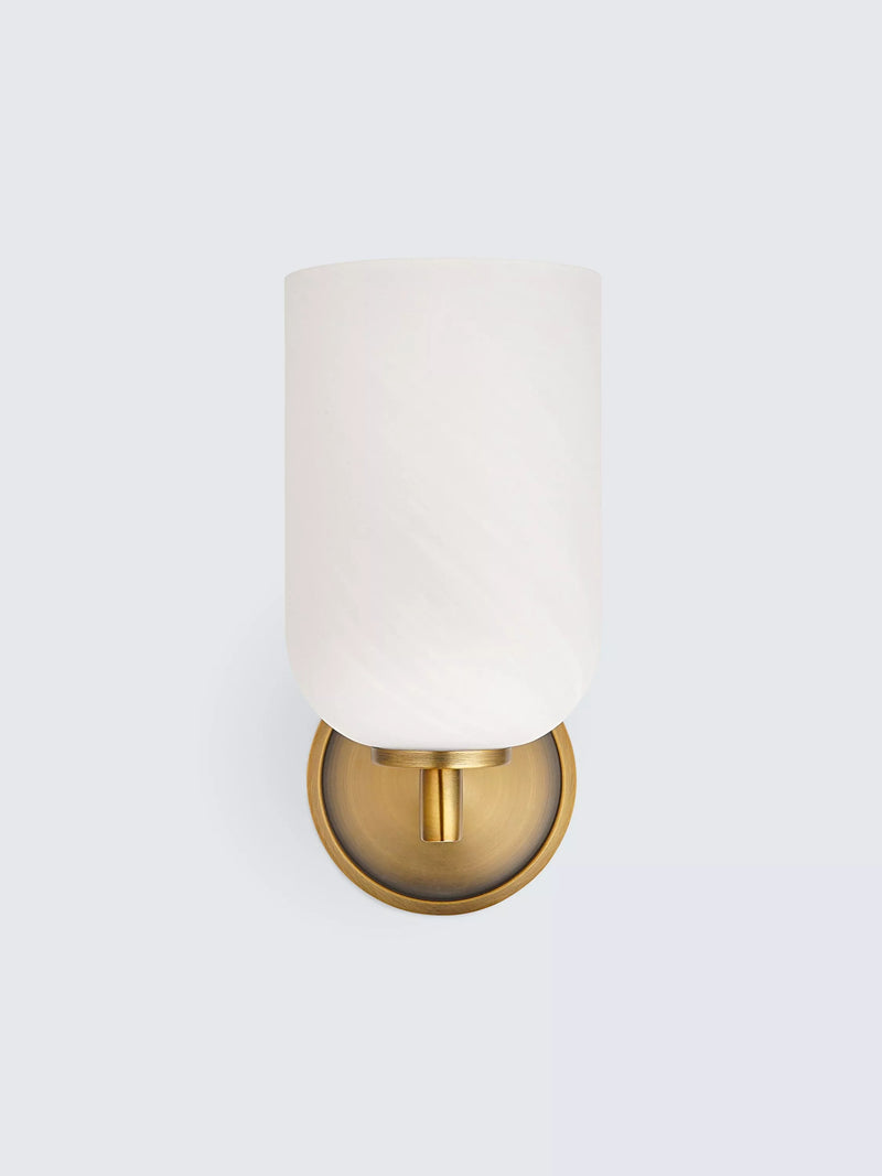 John Lewis Samir wall light warm matt antique brass - British product